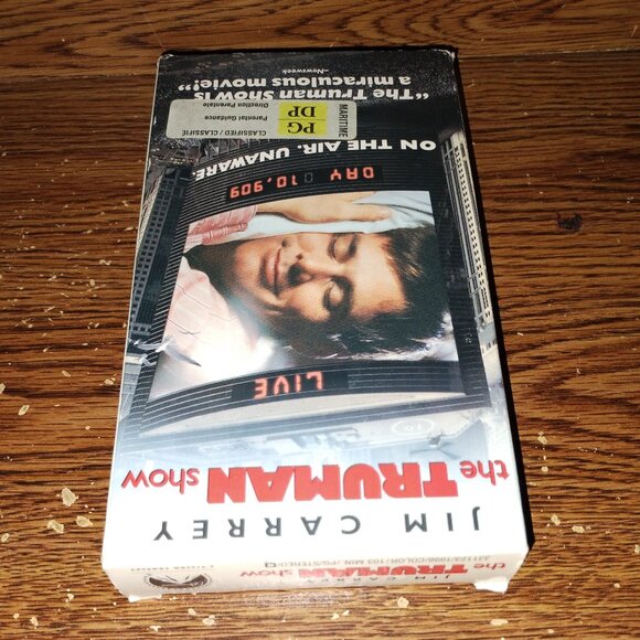 The Truman Show (VHS, 1998, Paramount Pictures) Jim Carrey - Picture 5 of 6